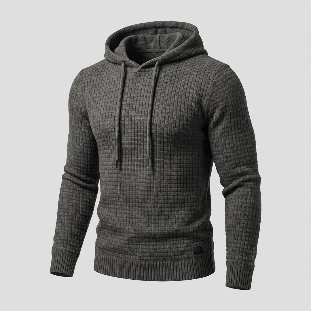 Marceau | Strick Hoodie – Luxuriös Weich für Herren