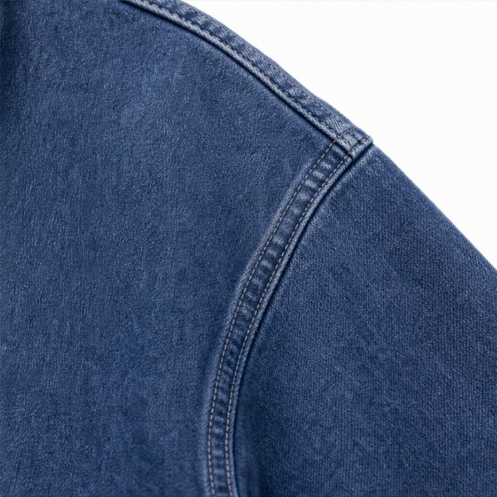 Denim Ease | Oversized Denim-Look Hoodie für einen lässigen Style