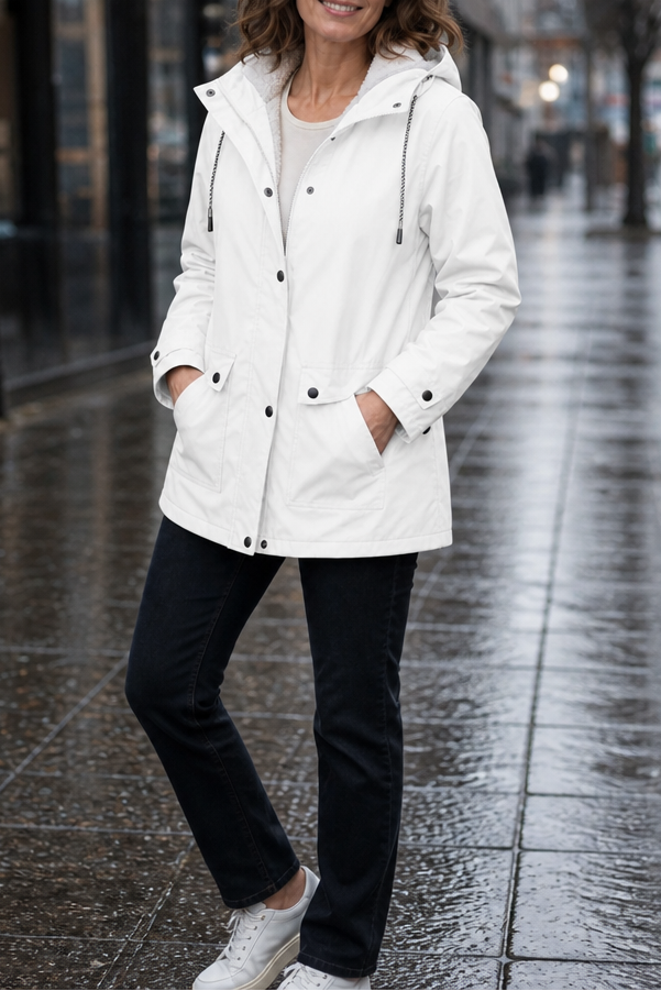 Windloft | Wasserabweisende Plush-lined Kapuzenjacke