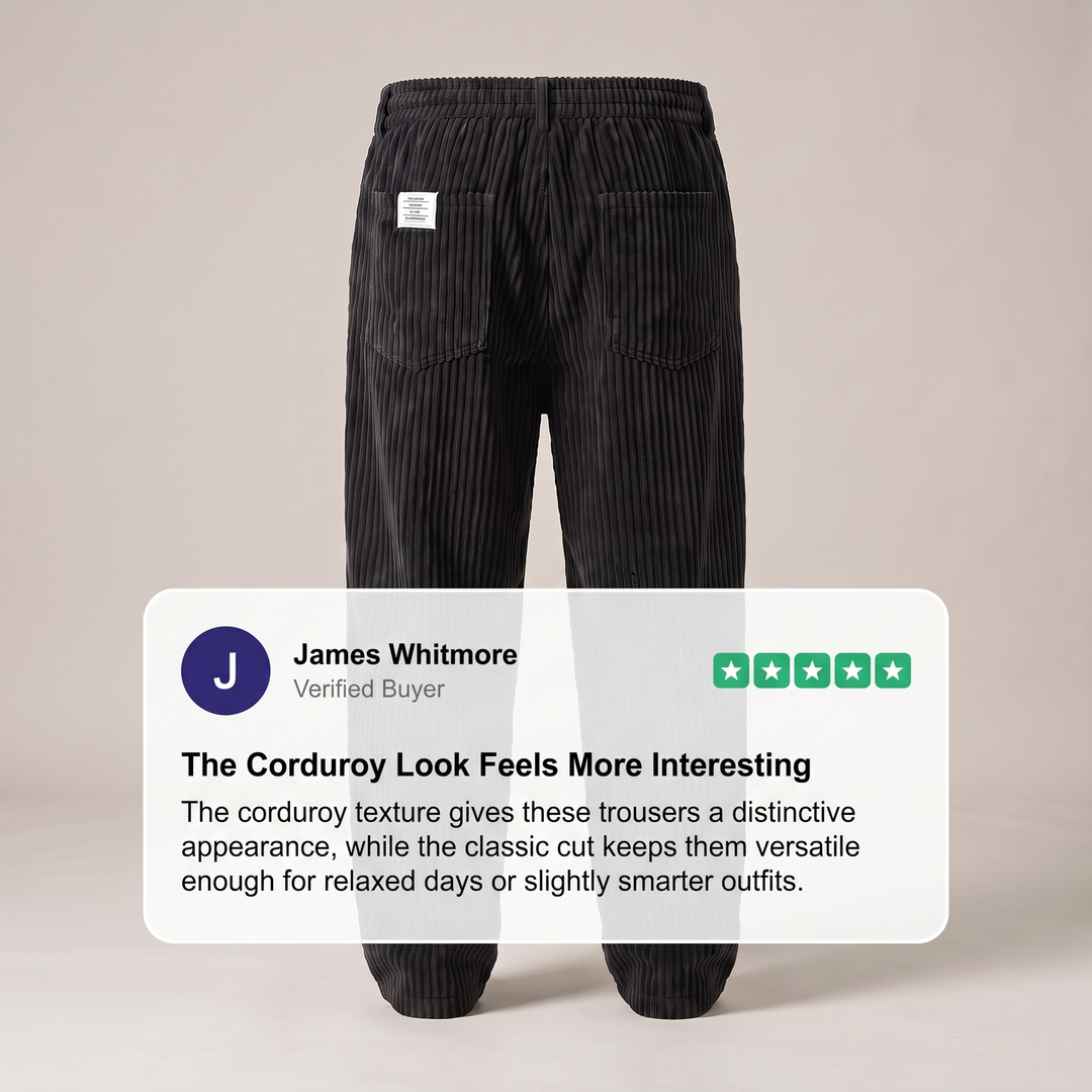 Everyday | Corduroy Trousers – Komfortable Passform für Männer