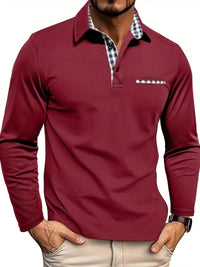 Peter | Modern Long-Sleeve Polo Shirt for Men with Versatile Style