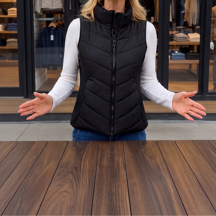 Layerly | Steppweste mit Stehkragen für Damen