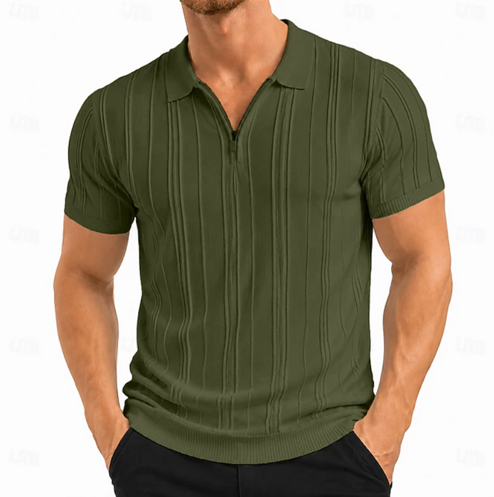 Warren | Polo-Shirt mit Struktur – Eleganter Slim Fit für Männer