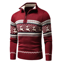 Eric | Eleganter Herren-Winterpullover Mit Stehkragen