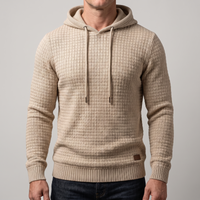 Max | Lässiger und bequem Herren Strick Kapuzenpullover