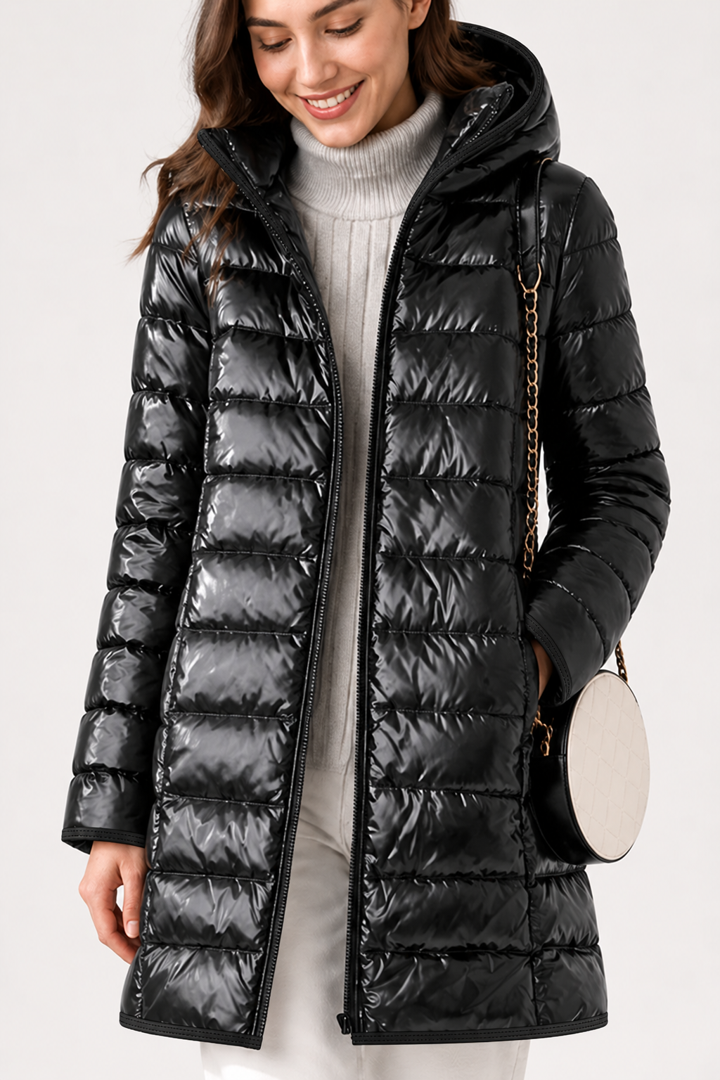 Featherlyte | Packable Ultralight Puffer Jacket – Ent detachable Kapuze für Regen und Wind