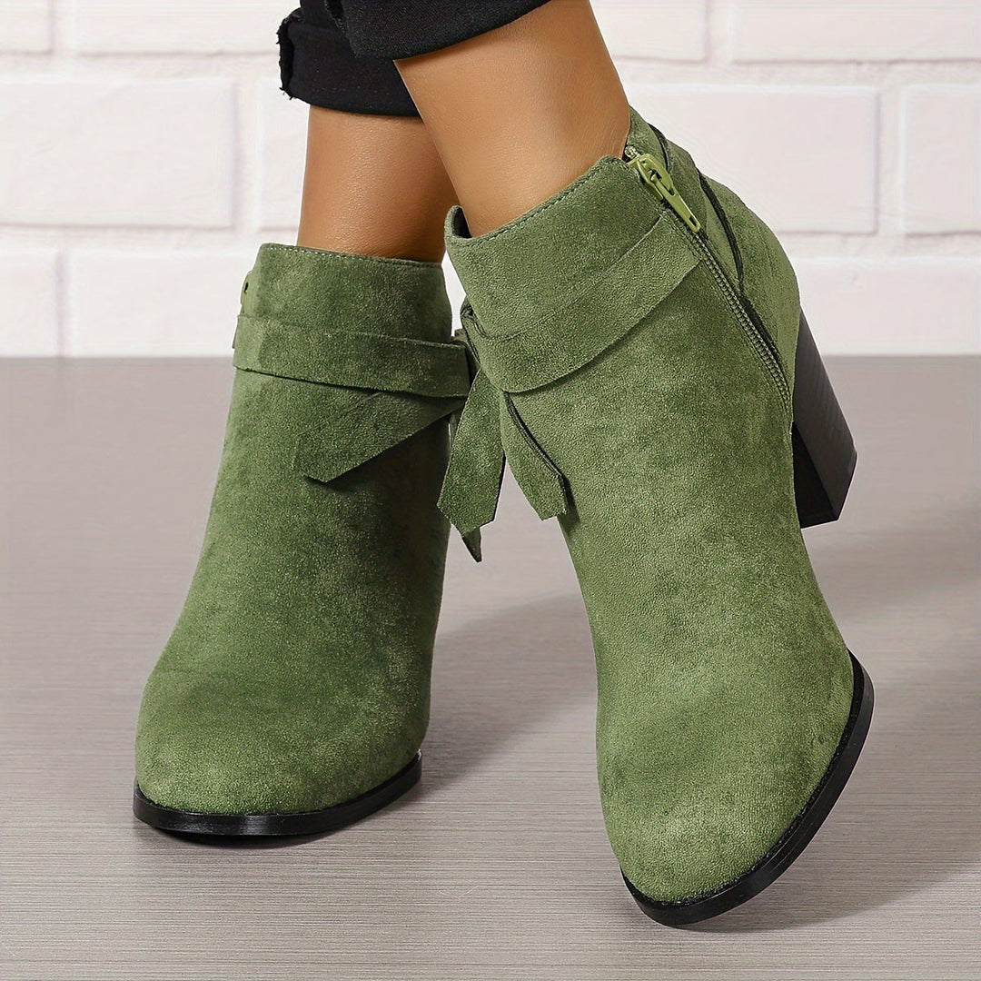 Lea | Elegante Und Moderne Stiefeletten Mit Schleifen-Detail