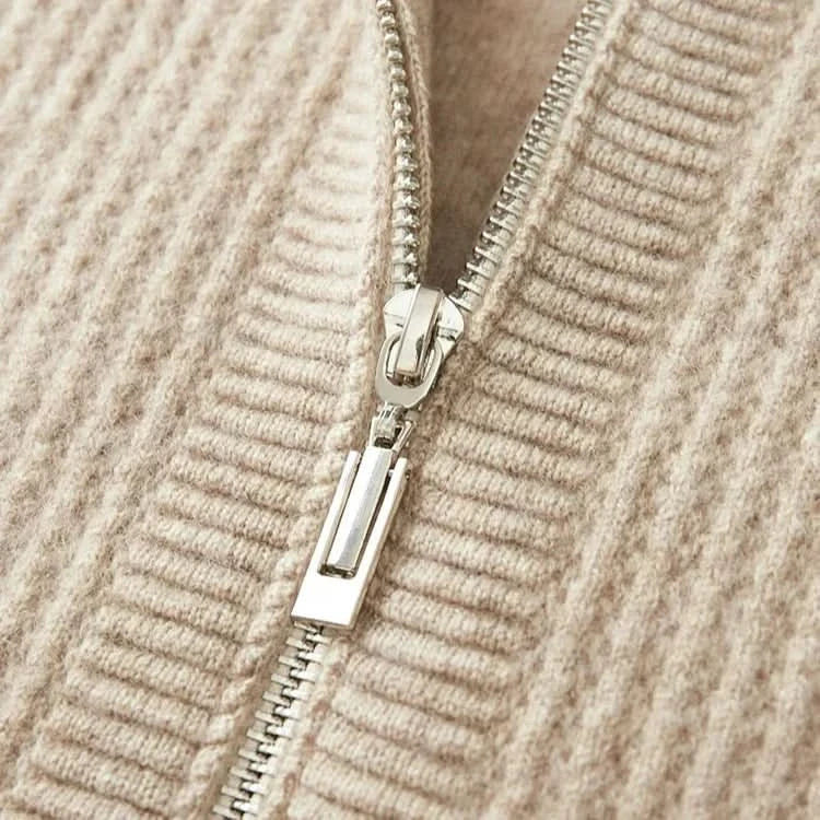 Sorrento | Cashmere Zip Hoodie – Weich und Luxuriös für Damen