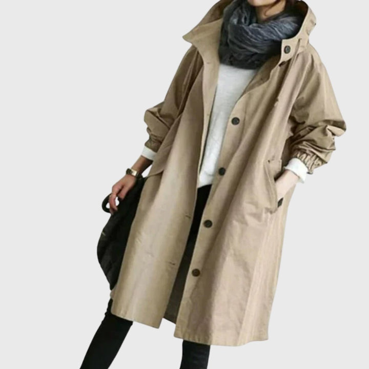 Emma | Eleganter Und Wasserdichter Langer Trenchcoat