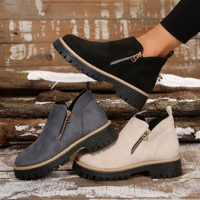 Stephanie | Elegante Und Moderne Plateau Stiefeletten