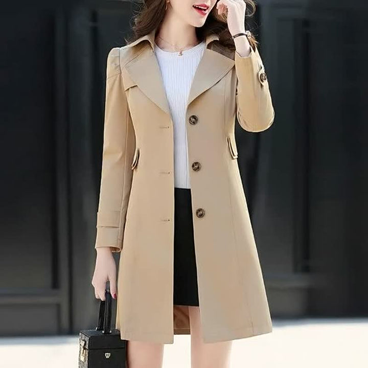 Charlotte | Eleganter Zweireihiger Trenchcoat Mit Zeitloser Ausstrahlung