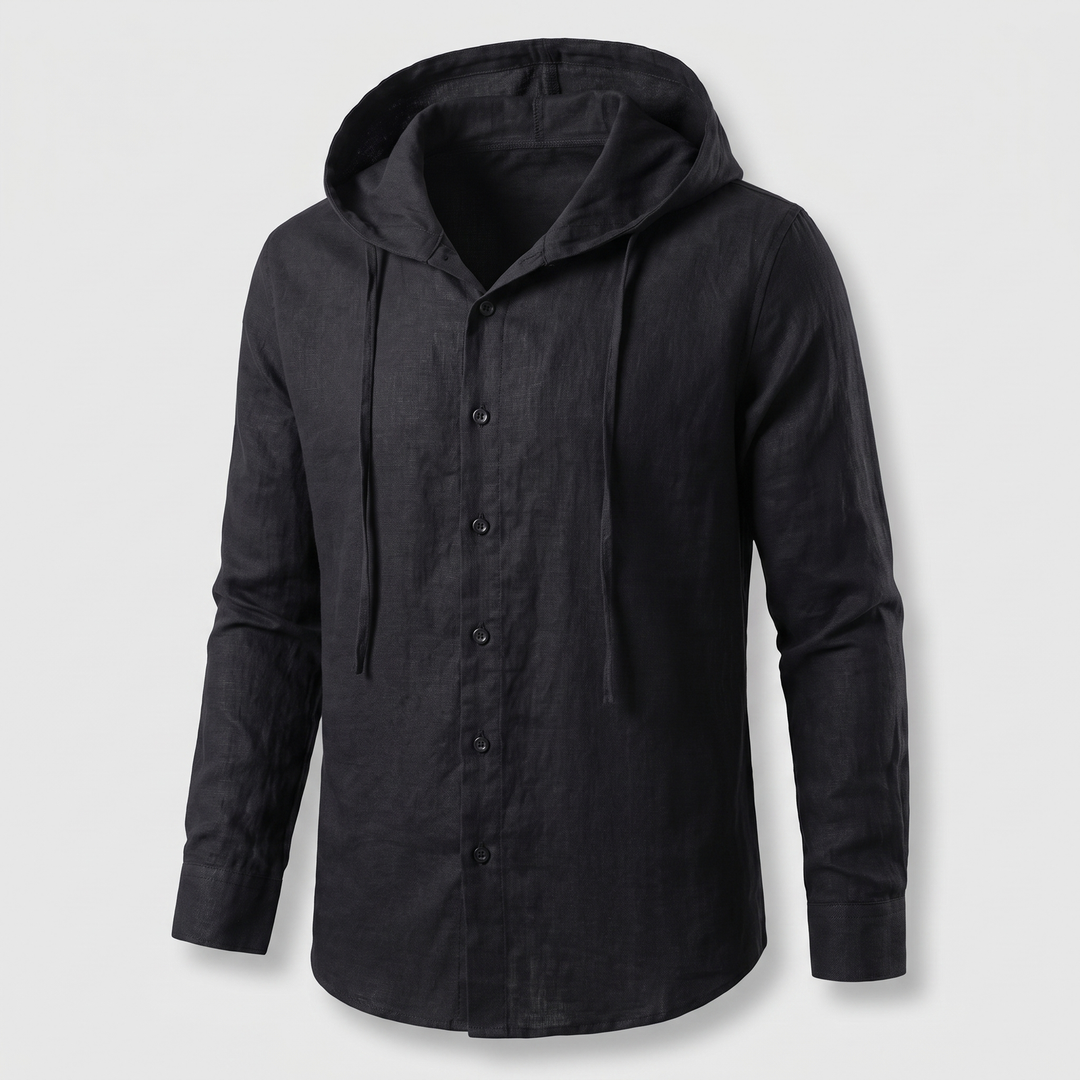 Glen | Linen Hoodie – Komfortable Passform für Herren