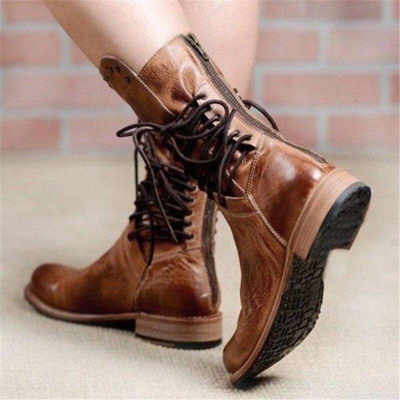 Penelope | Western-inspirierte Schnürstiefeletten mit Nieten