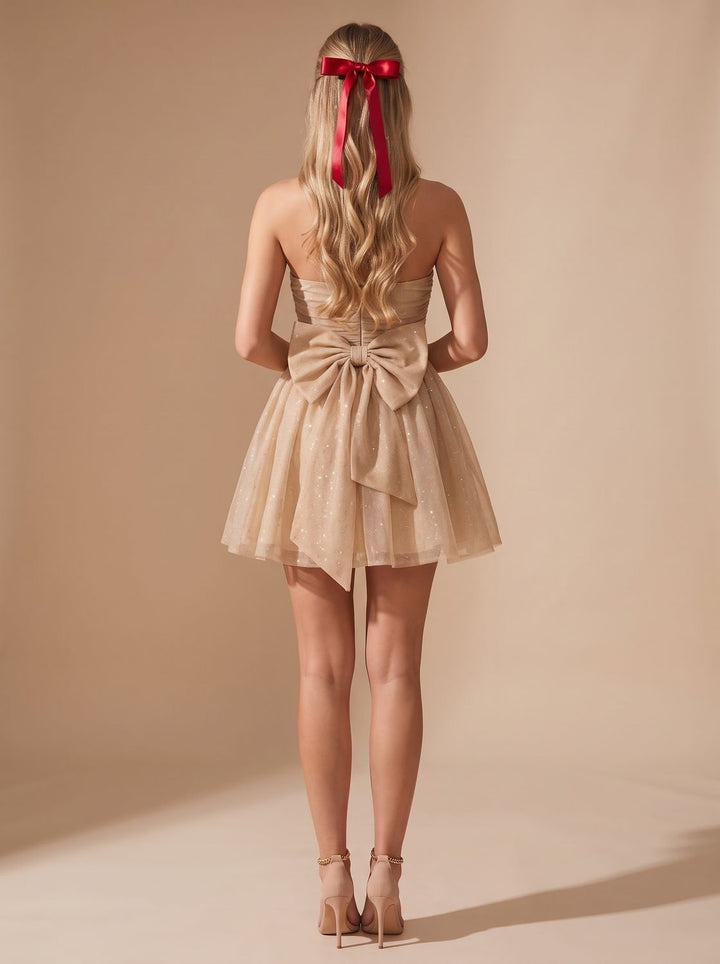 Mia | Mini Dress – Glitter Bustier für Frauen