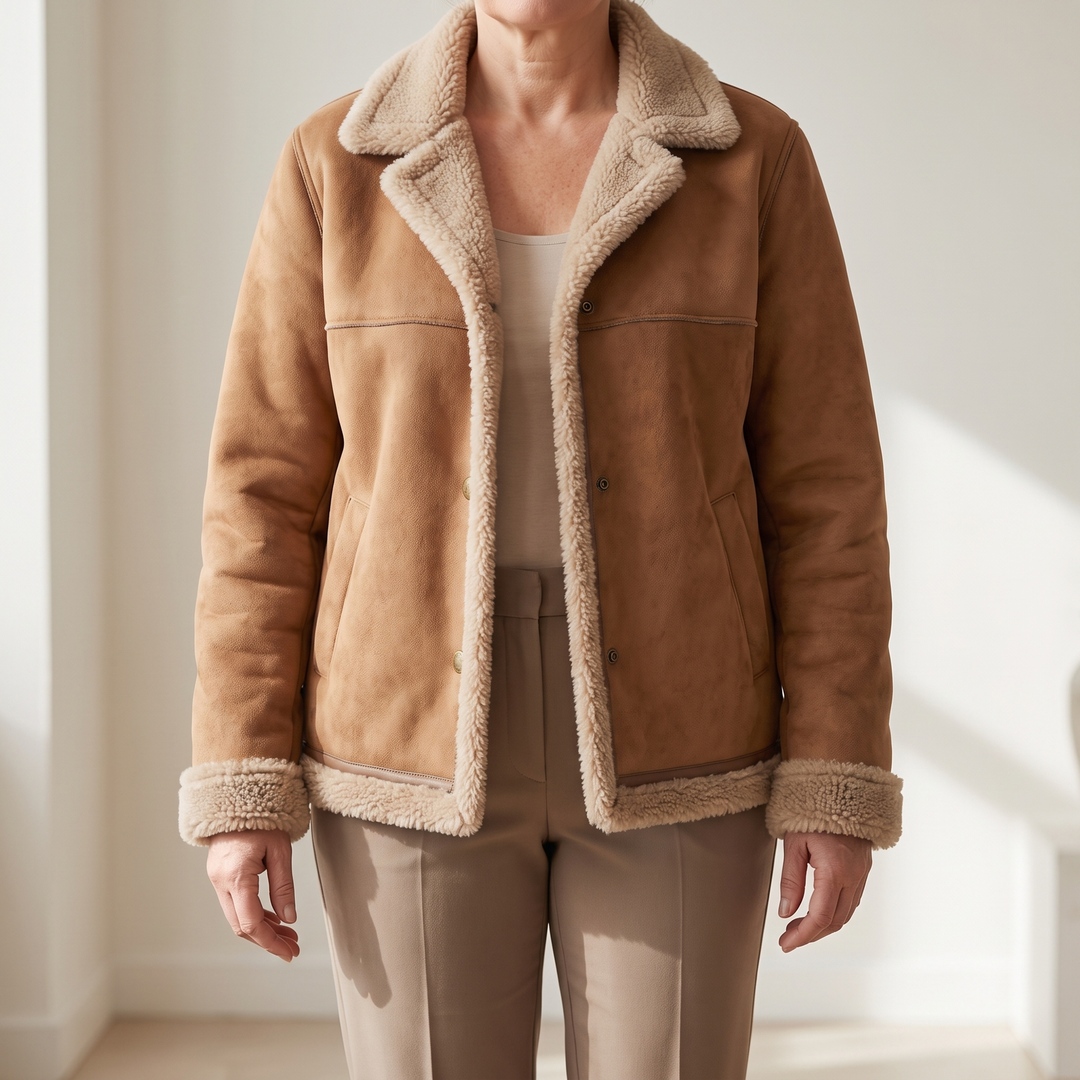 RUBY | Shearling-lined Jacket – Luxuriöse, zeitlose Mode für Frauen