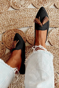 Laura | Elegante Loafer Mit Spitze Und Dekorativen Quasten