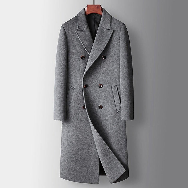 Gregor | Doppelreiher Mantel – Stilvoller, warmer Look für Männer
