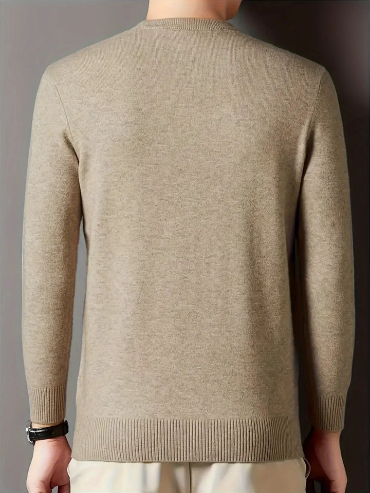 Jonah | Mock Neck Knit Sweater für Männer