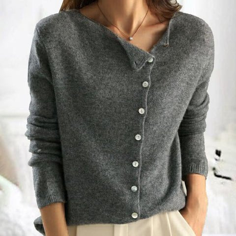 Ginevra | Strickpullover mit eleganten Knopfdetails für Damen