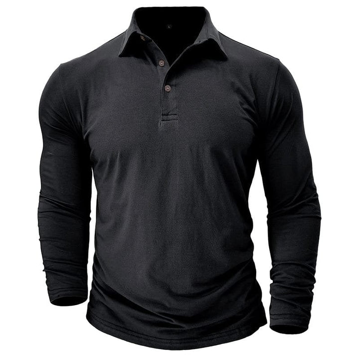 Owen | Langärmeliges Polo – Stilvolle Eleganz für Männer