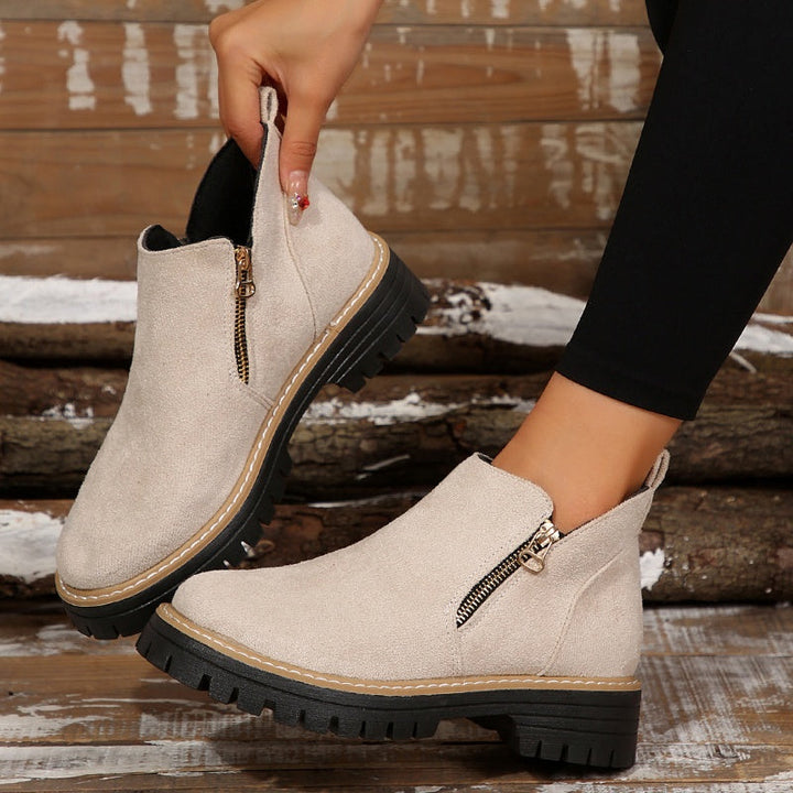 Stephanie | Elegante Und Moderne Plateau Stiefeletten