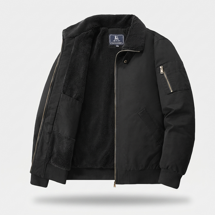 Graham | Fleece Bomber Jacket – Bequeme, Moderne Passform