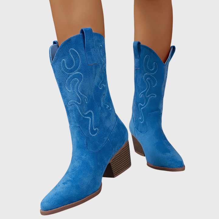 Jolene | Auffällige Western Cowboystiefel mit Weiter Wadenweite