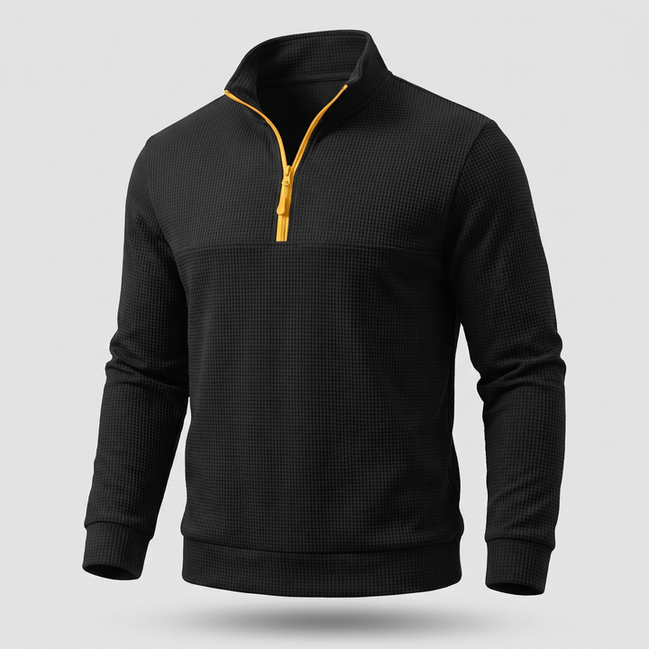 Chesterfield | Zip Polo – Elegante Baumwoll-Layer für Männer