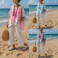 Victoria | Modern and Flowing Asymmetrical Tunic Top