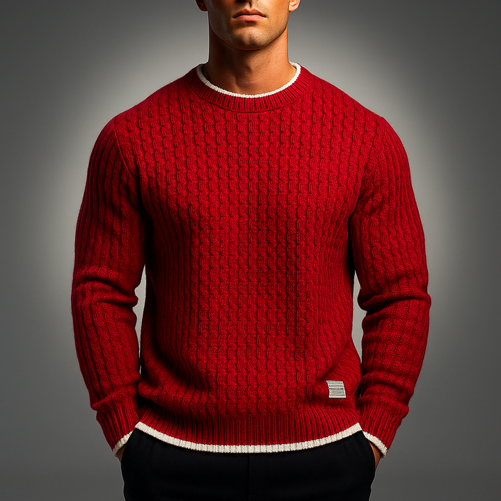 Rhettford | Strickpullover – Elegante Textur für Männer