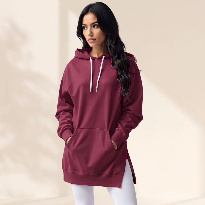Avelmere | Hoodie Kleid – Kuschelige Fleece-Qualität für Damen