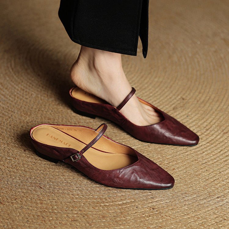 Camilla | Timeless and Elegant Leather Mules