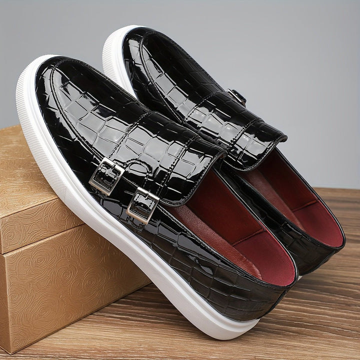 Xavier | Textured Slip-On Loafers – Bequeme Eleganz für Herren