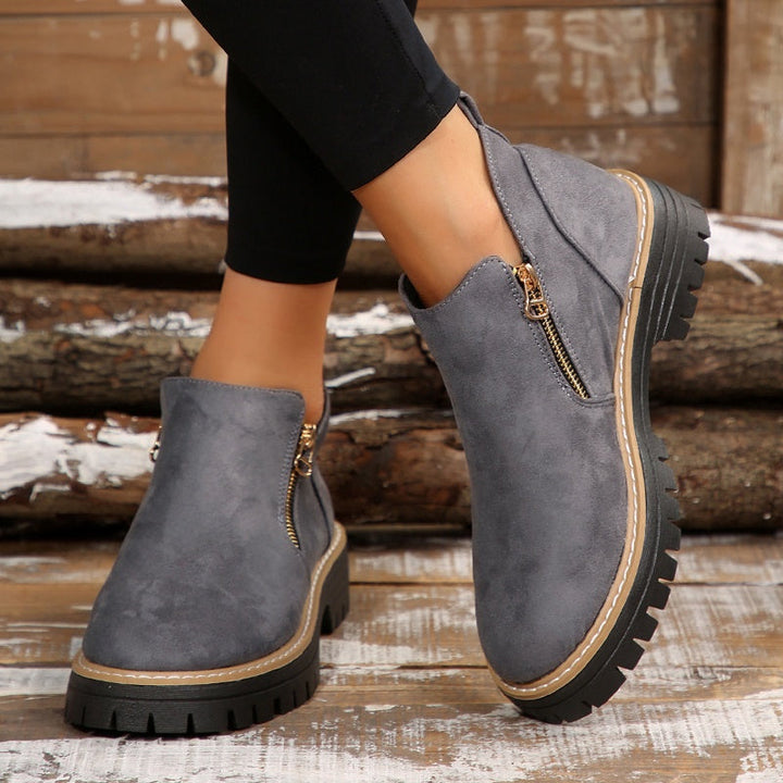 Stephanie | Elegante Und Moderne Plateau Stiefeletten