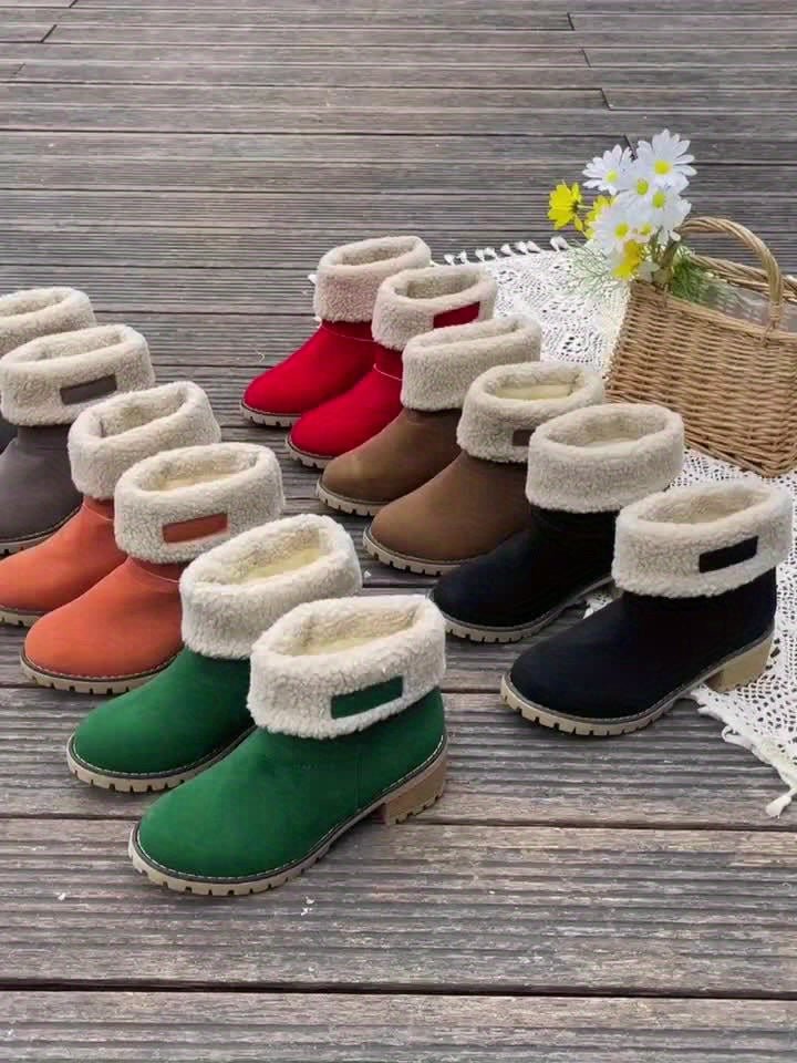 Emma | Kuschelige Mid-Calf-Stiefel mit Fleecefutter