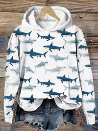 Penelope | Farbenfroher Jacquard-Hoodie Im Skandinavischen Stil