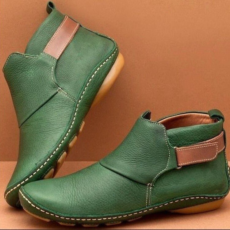 Diana | Elegante Und Moderne Leder Stiefeletten