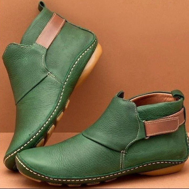 Diana | Elegante Und Moderne Leder Stiefeletten