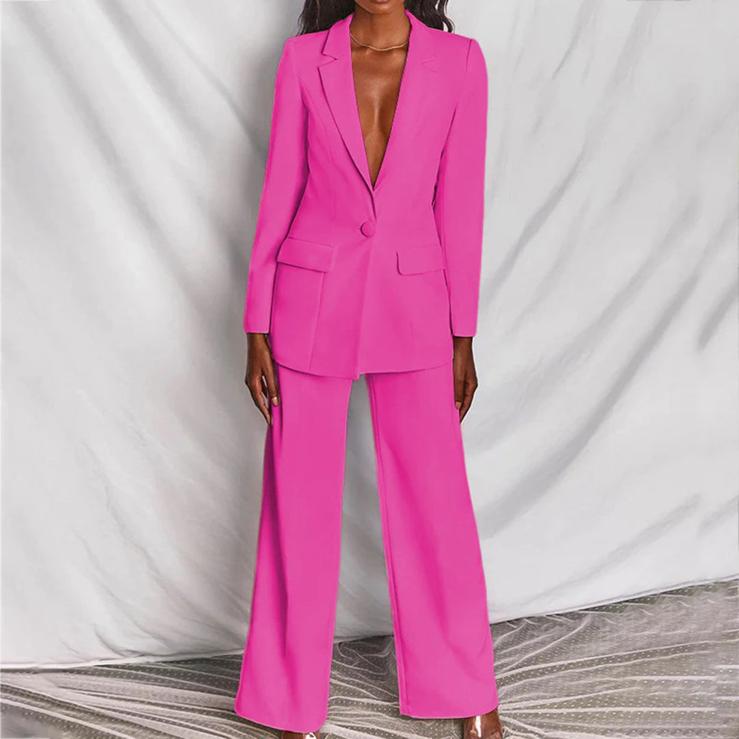 Elizabeth | Elegantes Zweiteiliges Blazer und Hosen-Set Für Damen