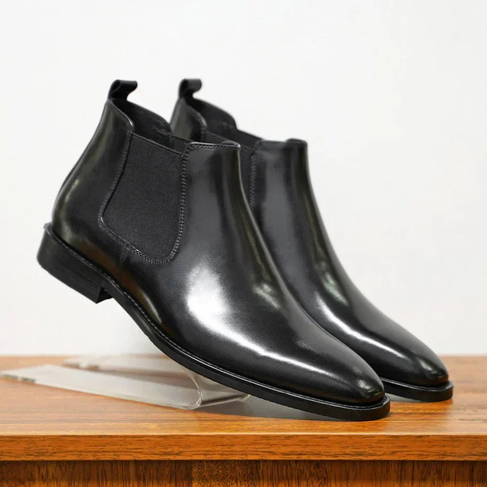 Blake | Chelsea-Stiefel aus Leder – Eleganter klassischer Stil für Männer