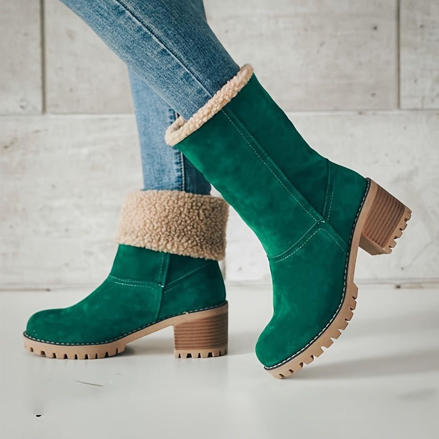 Emma | Kuschelige Mid-Calf-Stiefel mit Fleecefutter