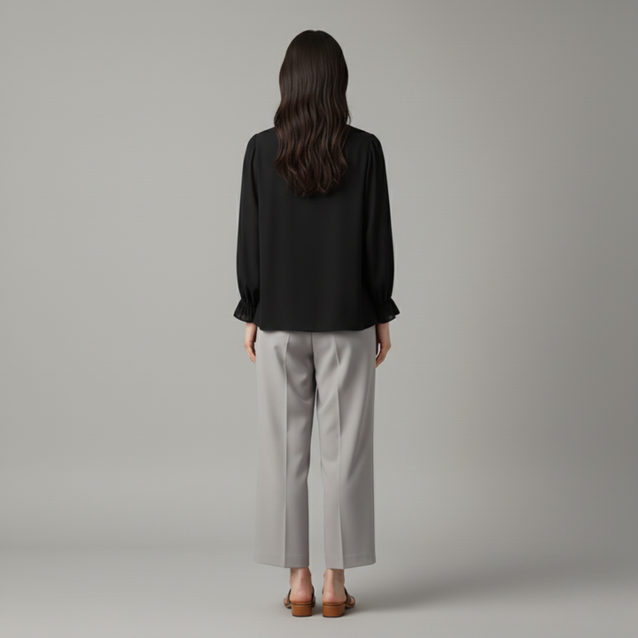 Luna | Bequeme Langarmbluse