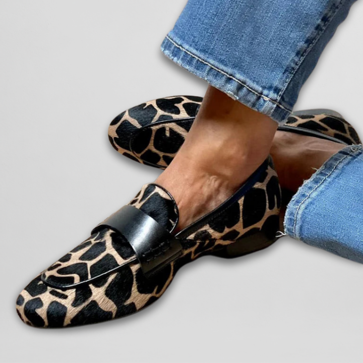 Kristin | Elegante Damen-Loafer mit Leopardenmuster für ausdrucksstarke Looks