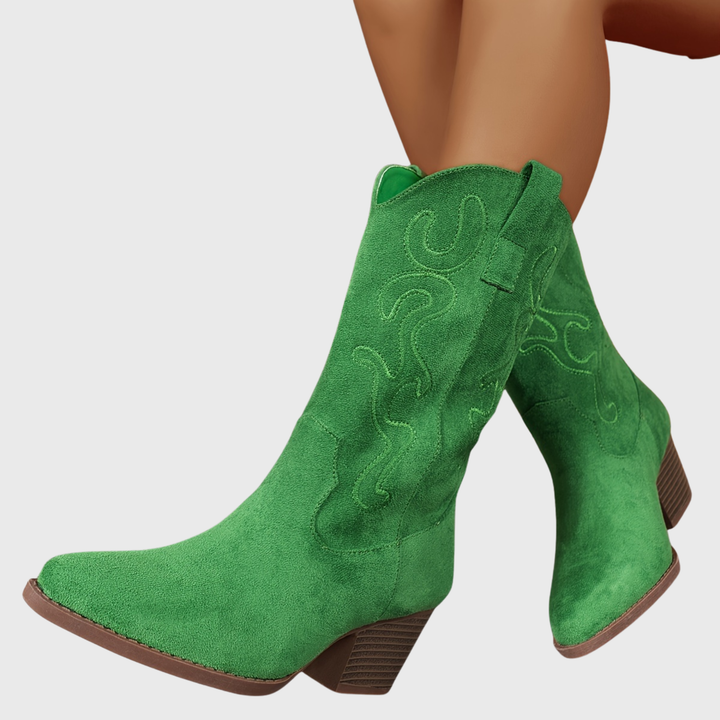 Jolene | Auffällige Western Cowboystiefel mit Weiter Wadenweite