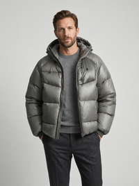 Lukas | Wetterfeste Gepolsterte Daunenjacke für den Winter