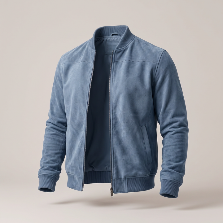 Montclair | Suede Bomber Jacket – Klassischer Stil für Männer
