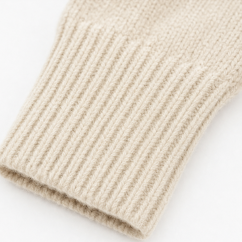 Braidenne | Strickpullover mit geflochtenen Kordeln und Knöpfen