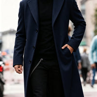 Jonas | Zeitloser Trenchcoat Mit Eleganter Langer Silhouette