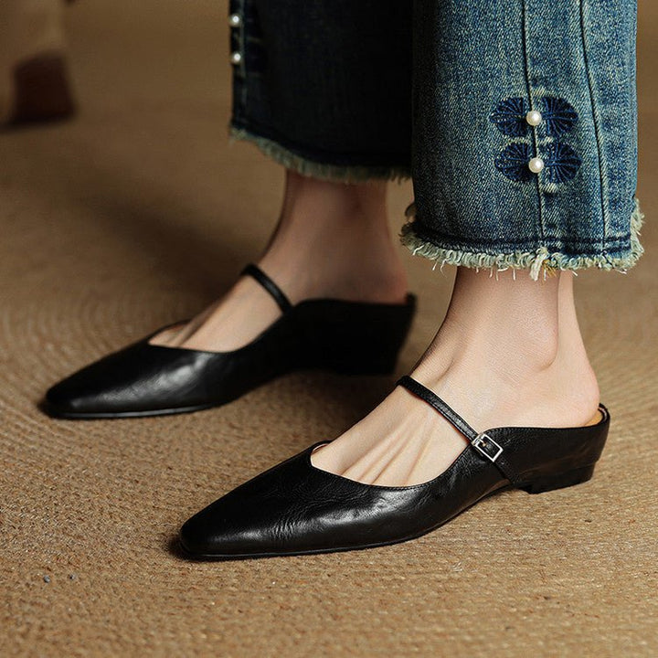 Camilla | Timeless and Elegant Leather Mules
