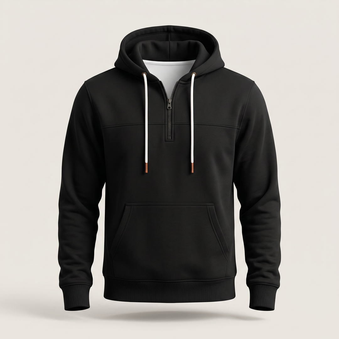 Ravelle | Hoodie – Bequemer Viertelreißverschluss für Herren